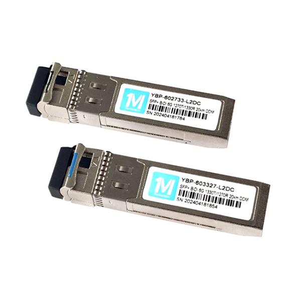 6G SFP BIDI 60km WDM LC Connector DDM Optical Transceiver 1270/1330nm Data Rate 6G Single Mode Fiber Transceiver Module