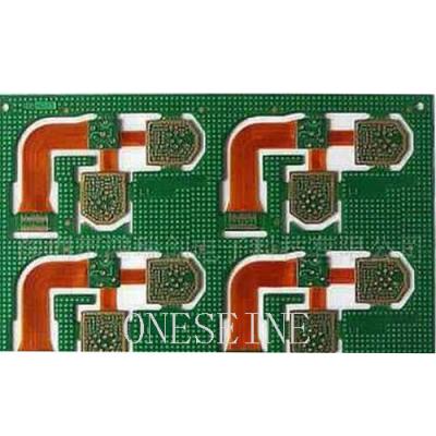 6 Layer Rigid Flex PCB with Immersion Gold Finish