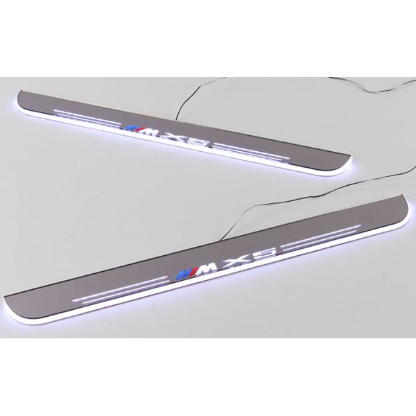 BMW X5 E70 Car accessory stainless steel scuff plate door sill LED light