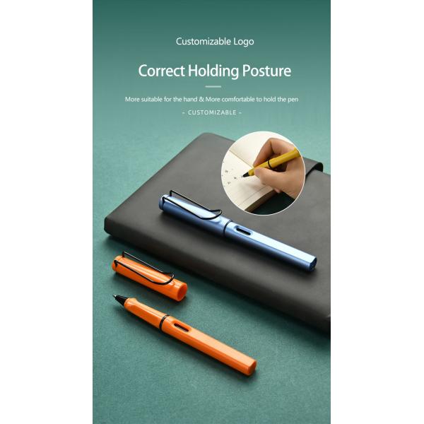 Colorful Plastic Signature Pen Matte School Gel Pens Promotion Gifts Custom Logo