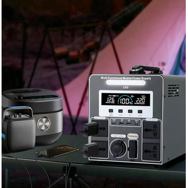 YF04 1000W Solar Generator 921Wh Portable Power Station Emergency Backup For Home Blackout Camping RV