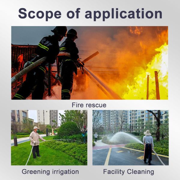 Aluminum Alloy Switchable Jet & Spray Fire Hose Nozzle for Firefighting & Irrigation
