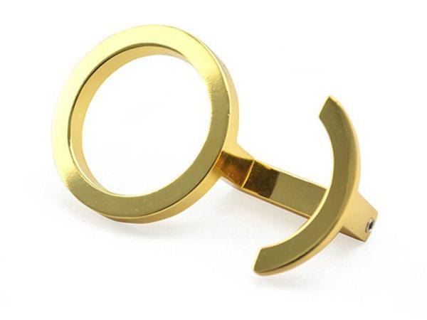 Article Gold Coat Cloth Hanging Hooks Chrome Bag Holder For Livingroom Decoration Hardwares