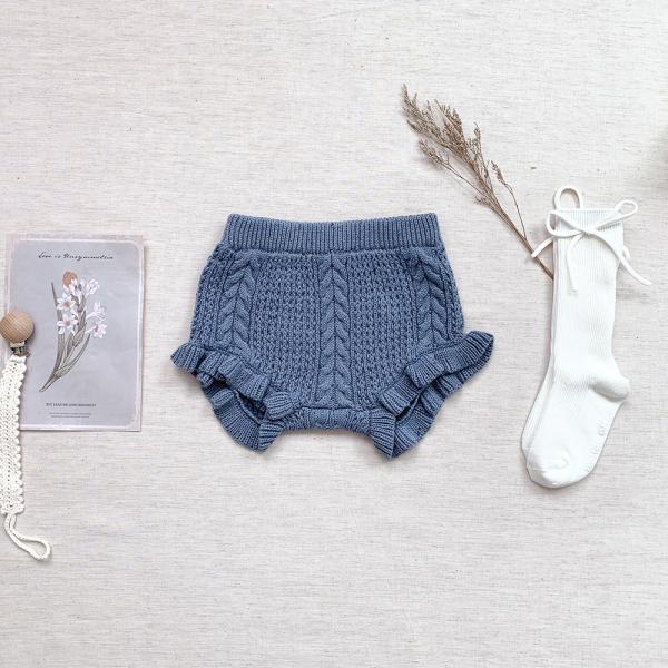 Winter Kids Toddler Girl Pants Children Baby Short Pants Knitted Leggings Baby Knitted Shorts