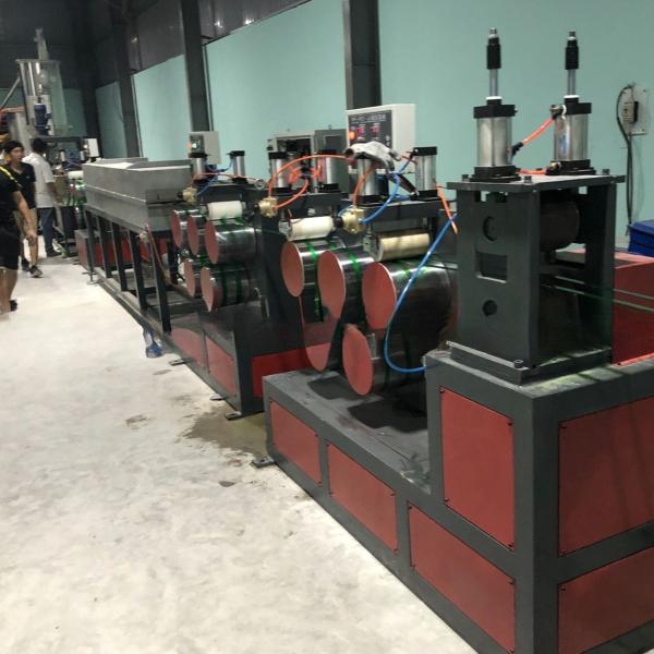 Ligne de production automatique de bandes PET/PP avec emballage en coton