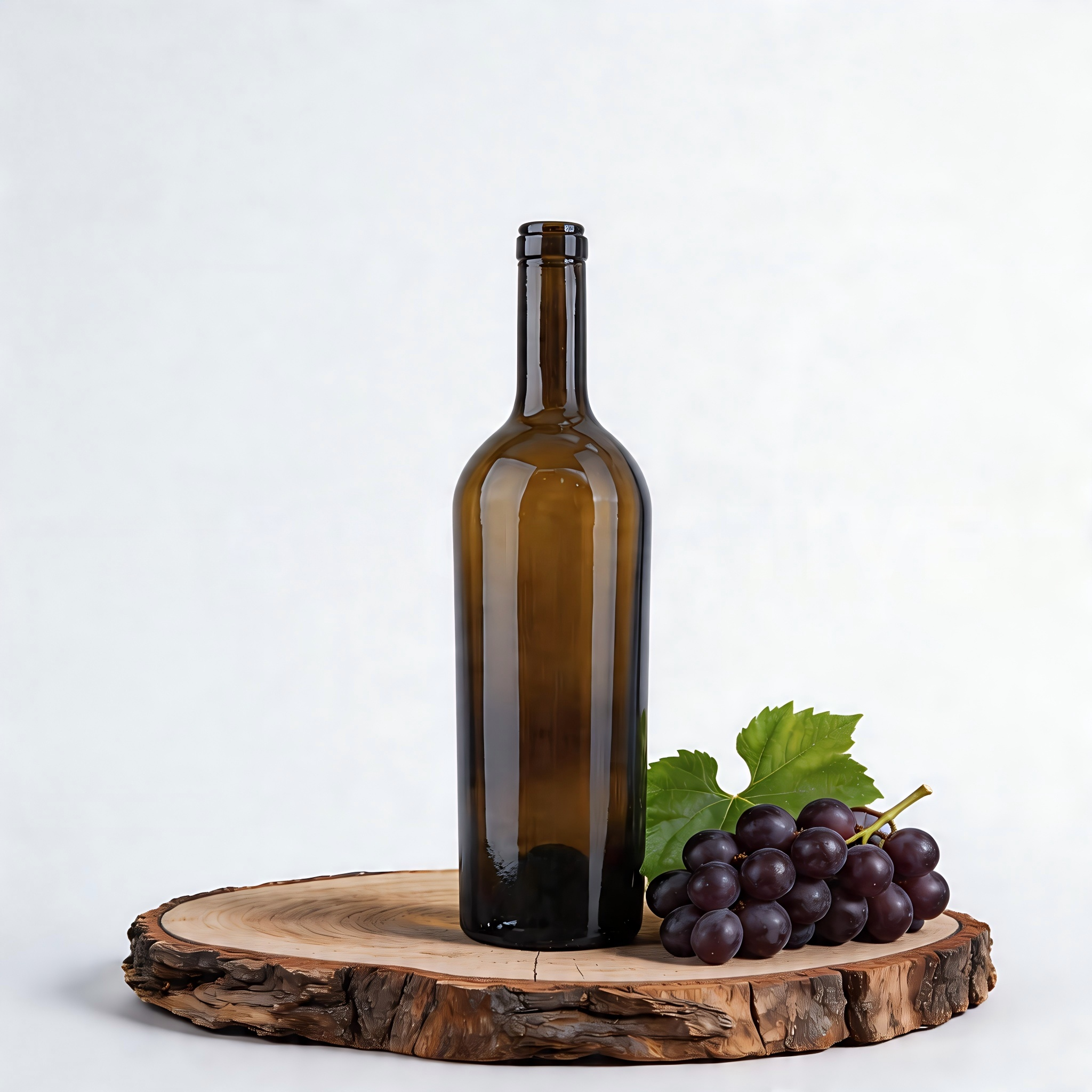 750ml Tapered Bordeaux Bulk Empty Wine Bottles Cork Top For Reserve Wine 610g 1726K-7