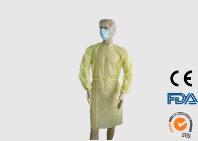 20G Polypropylene Disposable Examination Gowns 120×140cm With Elastic Cuffs