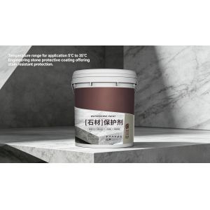 Stain Resistant Stone Protector with Low VOC Formulation for Fire Prevention on Stone Surfaces