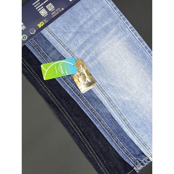 9.1oz Cotton Blend Fabric Summer Apparel Denim Fabric Lyocell Cotton Natural Plant Fiber Blend