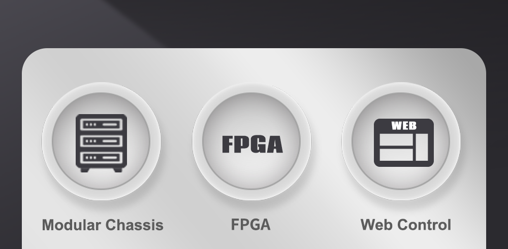 8K60 Video Wall Processor with Modular Card Design and 32 Output Channels for Seamless Multi-Screen Display