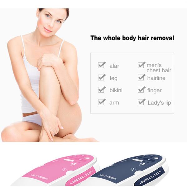 Painless Permanent Hair Removal Home Devices 300000 Pulses For Facial Body Bikini