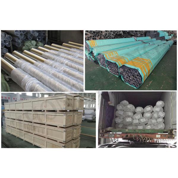 Tubo de acero inoxidable superduplex 2507 con sección cuadrada y norma ASTM