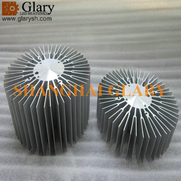 GLR-HS-2300 139mm high power extrusion led heatsink, round aluminum led cooler