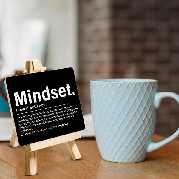 Varnished Home Decorations.Gifts Inspirational Motivational Wooden Sign for Office Desk