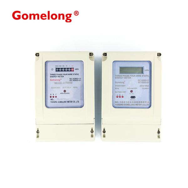 China Manufacturer High Quality Three Phase Digits Frequency Power Electricity  Energy Meter