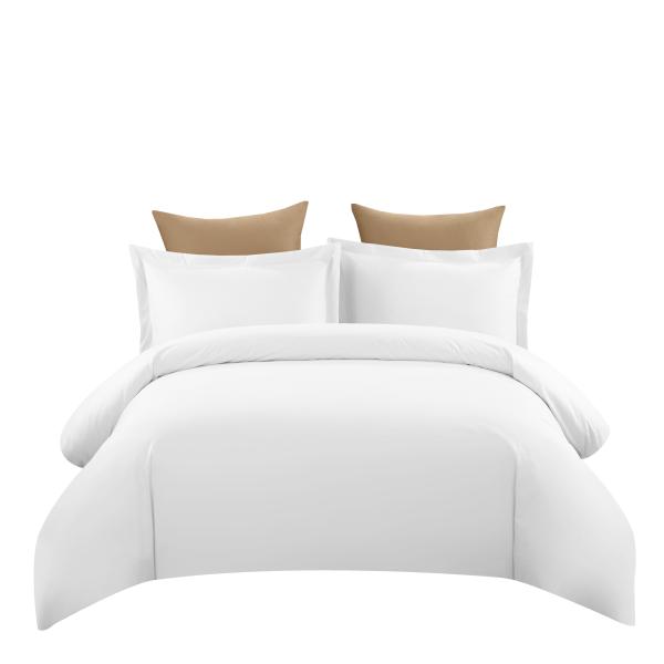 100% Microfiber Duvet and Pillow Cover Suitable Plain Pattern
