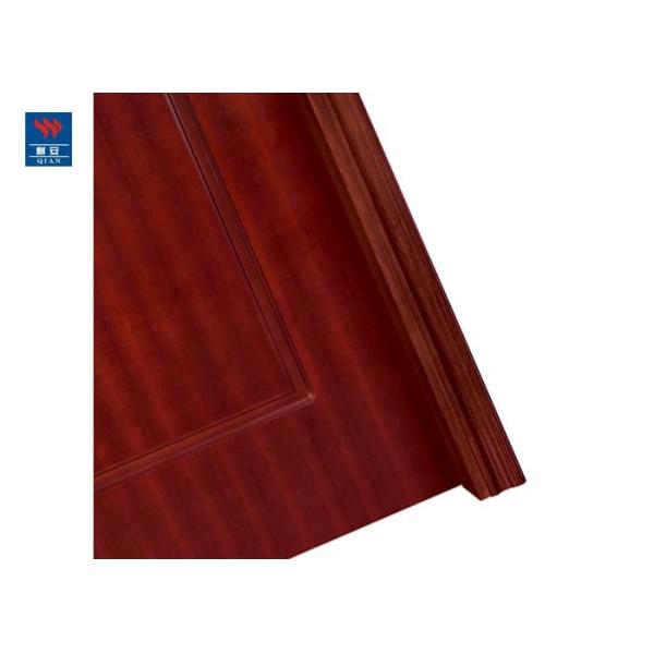 Latest Fire Rated Internal Kitchen 4 Panel Design Veneer Wood Door With Modelling