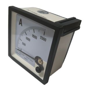 2000A DC Analog Panel Ammeter DN72 Panel Mount Current Meter