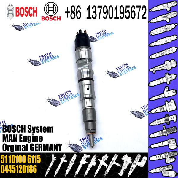 Инжектор дизельного топлива 0445120186 07W130205A коллектора системы впрыска топлива 0986435568 51101006115 в запасе