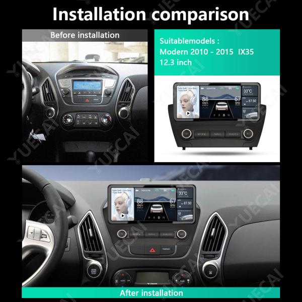 12.3 Inch Android Auto Head Unit for Hyundai IX35 2010-2015