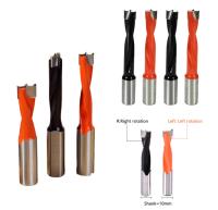 O carboneto de tungstênio da pata 10x20mm introduziu o bocado de broca de madeira do furo da ponta