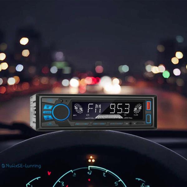 820S Short Model Blue Light for BT Wireless Car MP3 Player New Radio Host Phone Grip Hands-Free Lossless Music for Cross-Border
