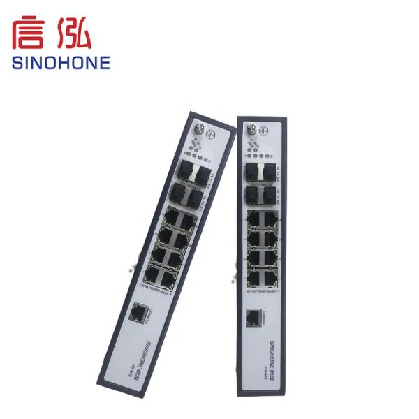 Communication POE Ethernet Switch , Network Fiber Converter Full Half Duplex