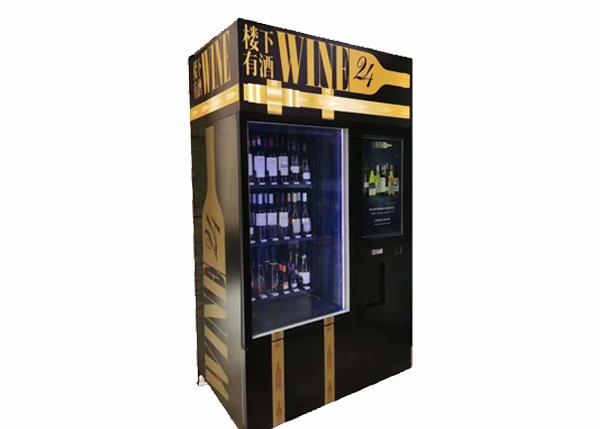 Distributeur automatique automatisé de vin de 22 pouces avec le réfrigérateur et l'ascenseur