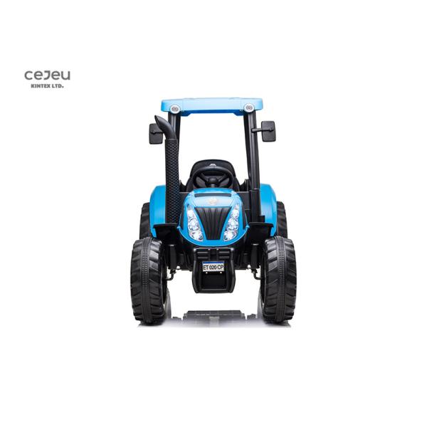 Езда 6 Km/Hr пластиковая на езде Голландии T7 трактора новой голубой на тракторе и трейлере 28kg