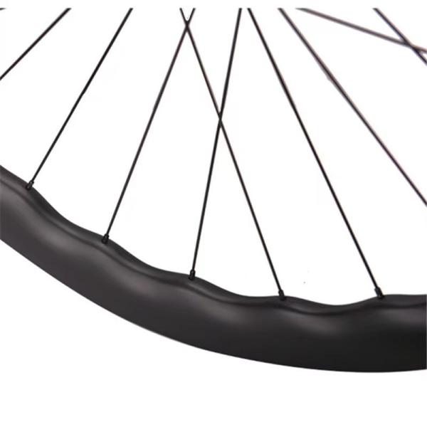 Professional RUJIXU 4550 Matte Carbon Fiber UD Tubular Road Racing Bike Wheels 1650g Center Lock Hub Disc Brake Wheelset