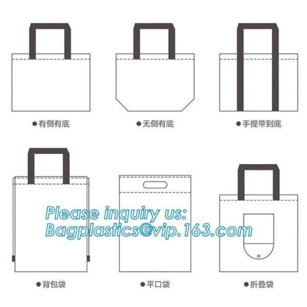 Fast Delivery Custom Printed Your Own Brand Laminated Non Woven Bag, round bottom PP laminated bopp laminated non woven