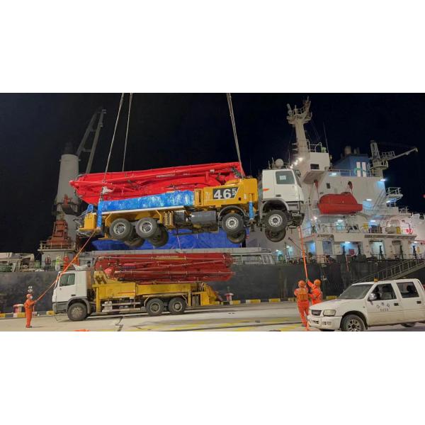 Бетононасос M36-5 4141 Putzmeister подержанный, установленный на грузовике