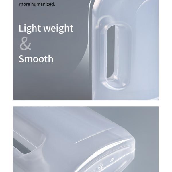 Empty 750ml Plastic Bottles 241*218*195mm