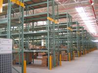 Sistema resistente verde do tormento da pálete, cremalheiras de aço industriais do armazenamento