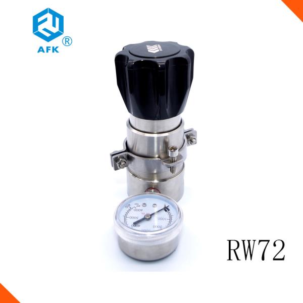 6000 PSI Back Pressure Control Valve , 316L Pneumatic Back Pressure Regulator