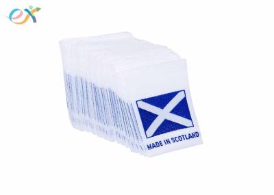 Customised Woven Clothing Labels Machine Weaving Brand Logo Sewing For Pillows