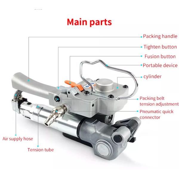 High Power Pneumatic Air Tools Hand Strip Packing Machine For Hotels