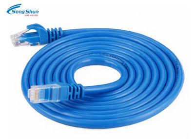 Flexibile RJ45 Cat5e Patch Cable Custom Length Phosphor Bronze IDC  Blades
