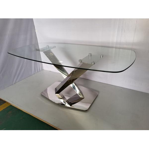 Conjunto de mesa de vidro e cadeiras para refeições