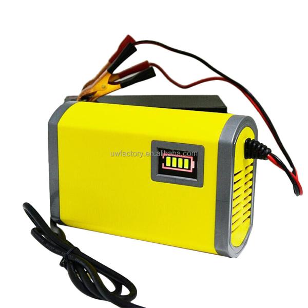 Full Intelligent Repair Storage Lead Acid 12V/1.25A Car Battery Charger for Motorbike Private Mold Intelligent