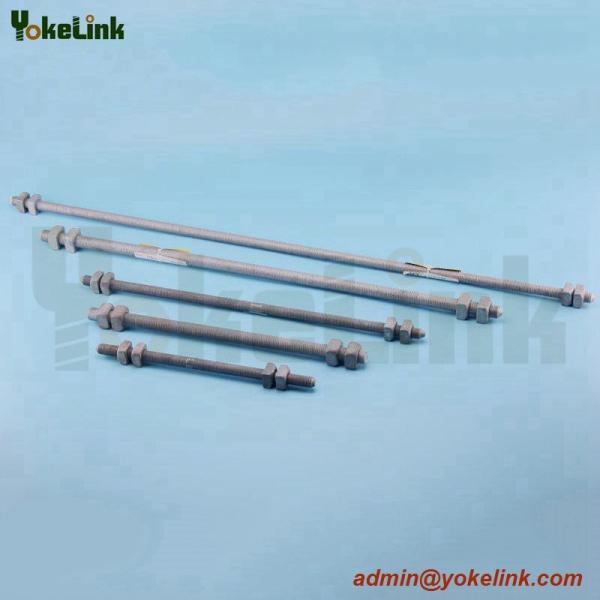 Hot dip galvanized Double Arming Bolt for Pole Line Hardware
