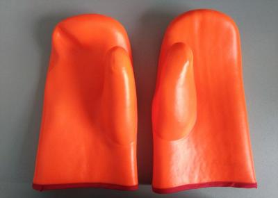 Tear Resistance Pvc Dipped Gloves , Waterproof Work Gloves 3 Layers Liner