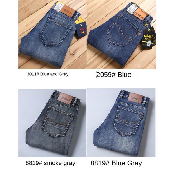 XMAMLON RTS Denim Jeans For Men Slim Fit Pants Skinny Pants Man Men's jeans Waist Type Mid