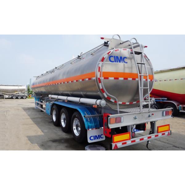 CIMC 3/Tri Axle 45000L Aluminum Fuel Tankers Truck Trailers for Transport Oil for Sale Near Me