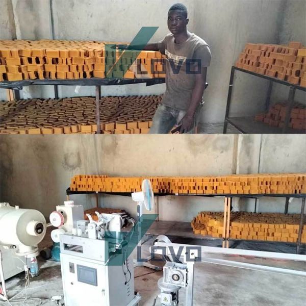 Full Automatic Soap Making Machine Laundry Soap Plodder Machine Soap Stamping and Cutting Machine with PLC System Made in China