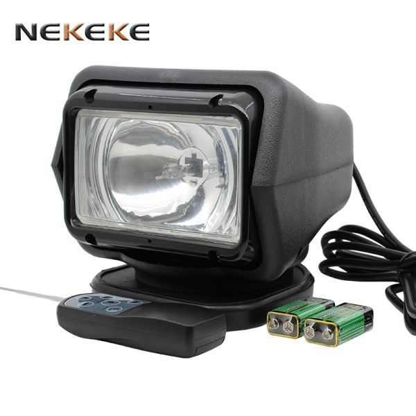 100W 360 Degree Rotation Remote Control Marine Spotlight LED Light for Yachts and Patrol Vessels