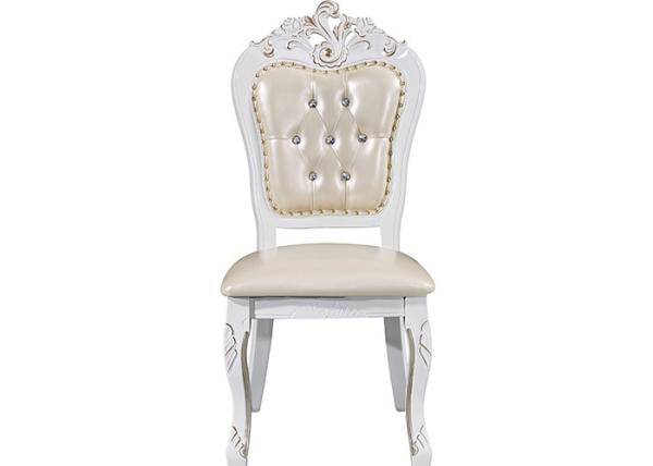 Multi Purpose European Retro Leather Dining Chairs