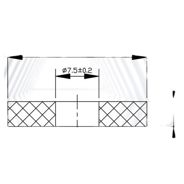 Kit de pernos de fijación de latón con chapa de hierro para instalación de larga duración