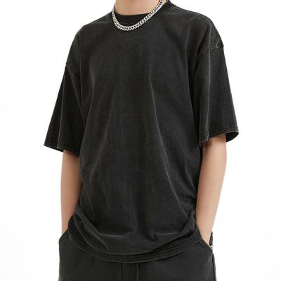 Heavy Weight 100% Cotton Sports Wear Hip Hop Drop Shoulder Oversized Tee Unisex