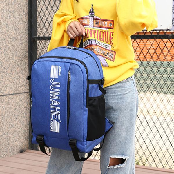 Personal waterproof Oxford cloth bag fashion atmosphere travel backpack men's and women's bags